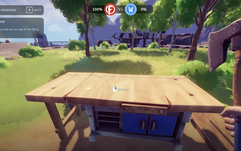 Process: Process wood into planks and beams